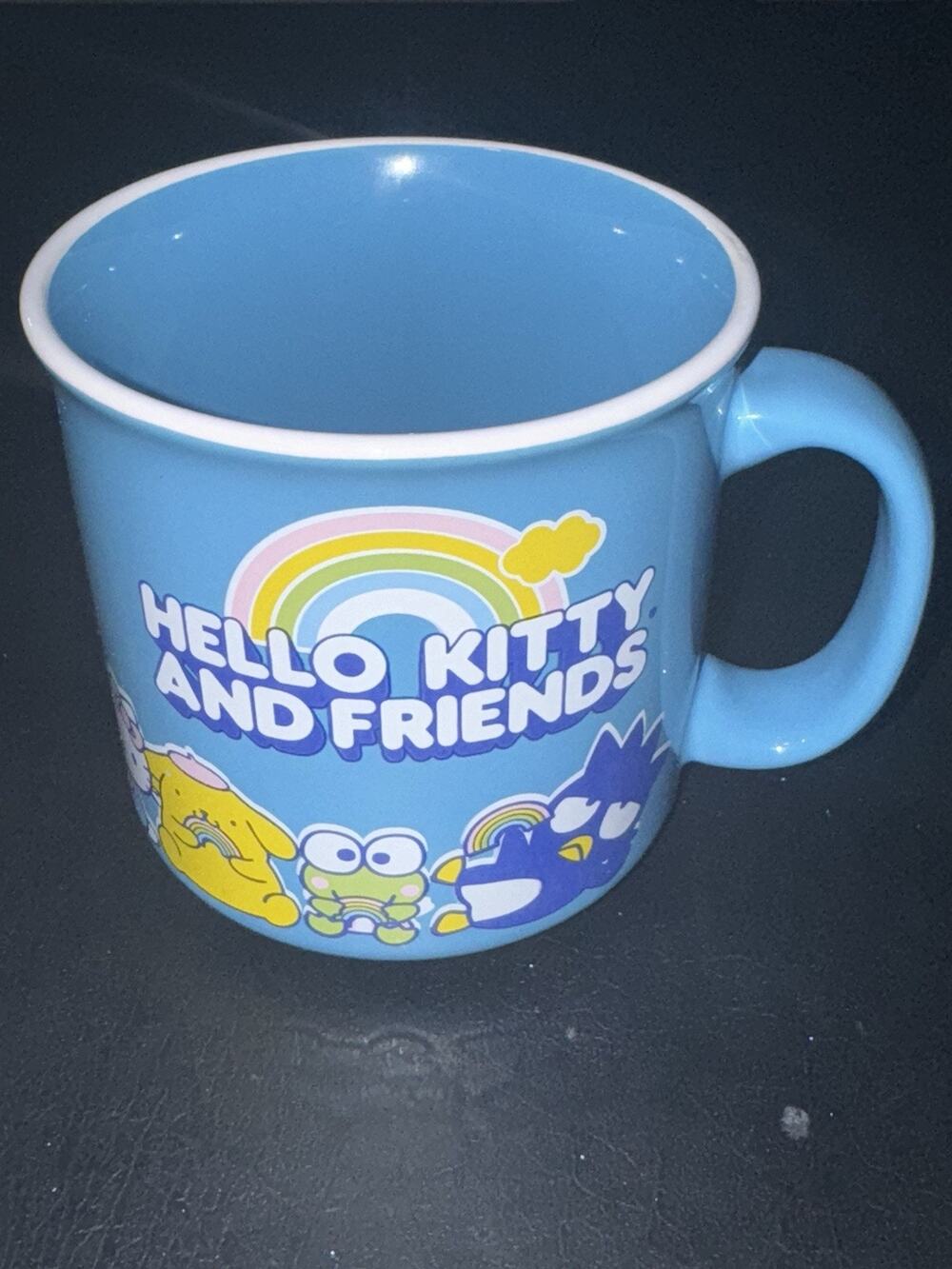 Sanrio HELLO KITTY AND FRIENDS coffee cocoa oversized 20oz Ceramic mug cup Blue